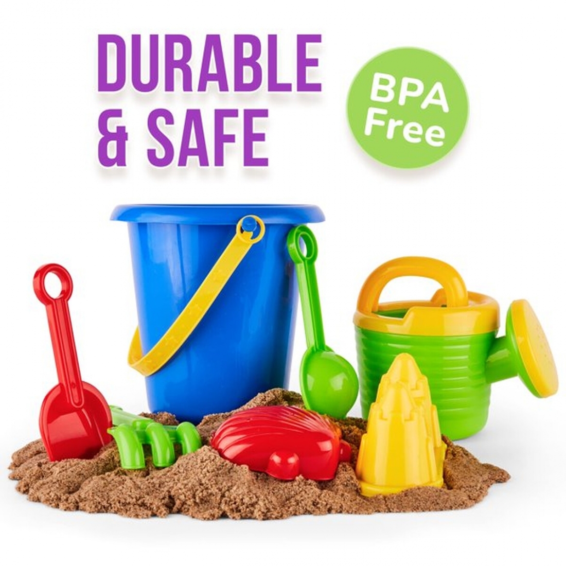 Set Playa Arena Click N Play 18 Piezas Infantil